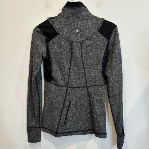 Lululemon Run Your Heart Out Pullover (First Release) Heathered Black - Picture 12 of 16